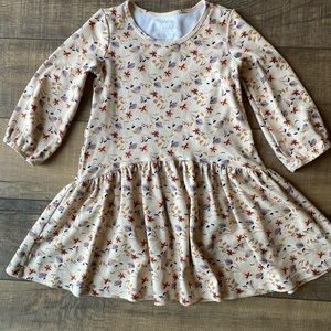 Alice + Ames 3/4 Sleeve Drop Waist Dress, Size 5